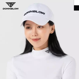 (블랙 | F) 여자 골프캡 모자 [화이트] (Black | F) Women's Golf Cap Hat [White]