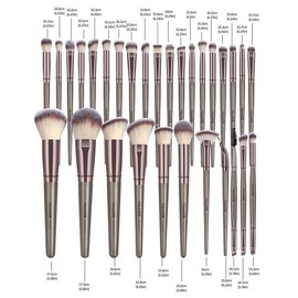 Summer Makeup Brush Set, Soft Bristled Brush for Foundation, Powder, Concealer, Eye Shadow, Blush, Lip Balm, Makeup Products, Portable Cosmetic Tool for Home & Travel