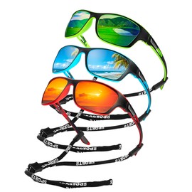 KALIYADI Polarized Sunglasses Men, Mens Sunglasses Polarized UV Protection for Driving Cycling Fishing