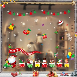 Christmas Window Stickers,Clings Snowflakes Sticker,Snowflake Window Clings,Christmas Window Clings Stickers,Christmas Snowflake Stickers,Xmas Snowflake Window Clings,Snowflakes Window Clings (4)