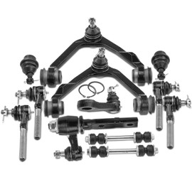 A-Premium Set of 12, Front Upper Control Arm, Sway Bar Link, Lower Ball Joint, Inner & Outer Tie Rod End, Compatible with 1997-2004 - Ford F-150 (Heritage), F-250, Expedition, Lincoln Navigator