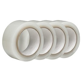 Frost King T96H Clear Plastic Weatherseal Tape, 2-inch x 100-feet - 4-Pack