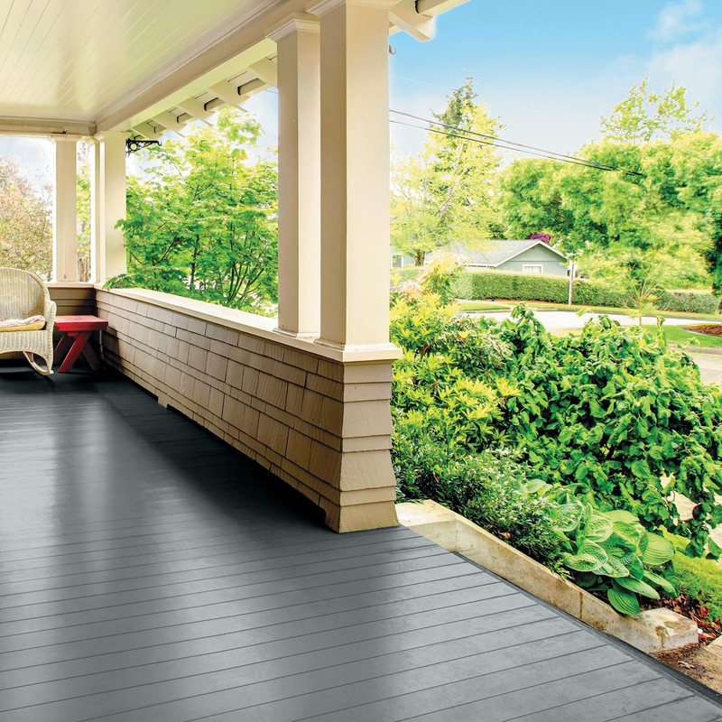 Glidden Grab-N-Go Porch and Floor Interior/Exterior Paint, 1 Gallon, Satin,