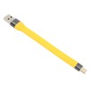 USB Male to Type C Male Cable 10Gbps 5A 13.8cm