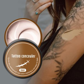 KOAHDE Tattoo Foundation Wasserfest,Narben Concealer,Tattoo Abdeckung Creme,Wasserdichter Make Up Haut Narben Concealer,Körper Make up Wasserfest,Langanhaltend CC Cream