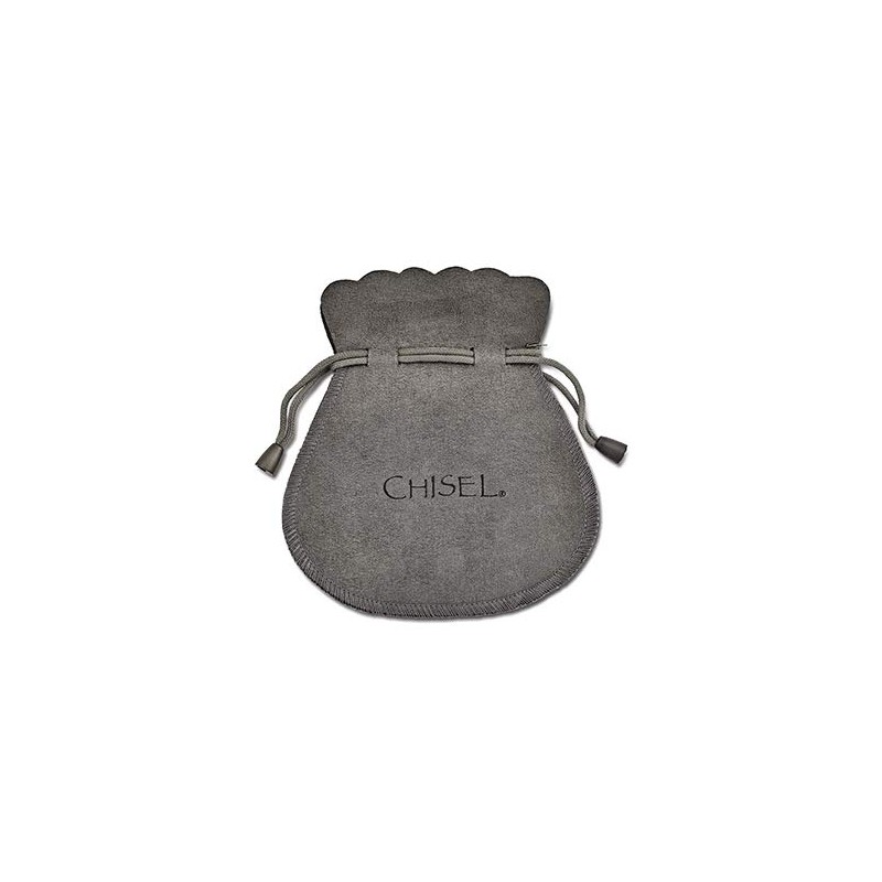 Chisel Titanium Polished Cuff Bangle