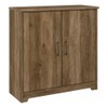 Bush Furniture Cabot Small Bathroom Storage Cabinet with Doors in