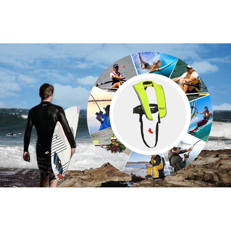 Eyson Inflatable Life Jacket Inflatable Life Vest for Child Classic