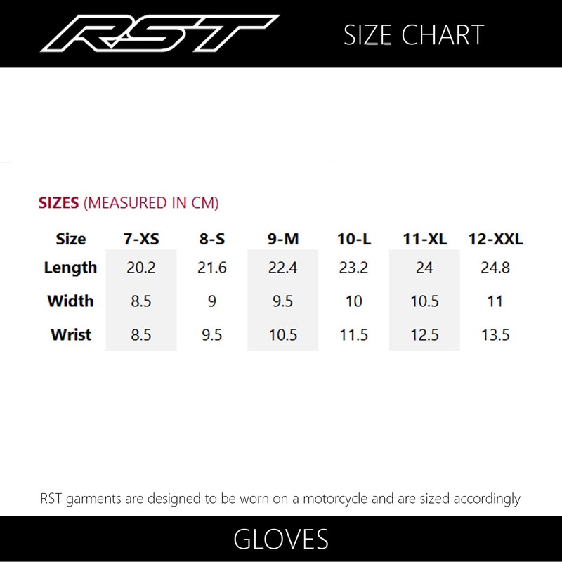 RST Tractech Evo 4 CE Glove (Black, Large)