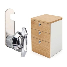 Zerodis Lock Without Key for Universal Zinc Alloy Cam Swing Knob Turn Cam Lock for Mailbox Display Cabinet Tool Box Drawer