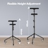 OUKMIC Projector Stand with Wheels, Laptop Tripod Stand with Mouse
