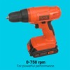 BLACK+DECKER 20V MAX* POWERCONNECT Cordless Drill Driver Kit with Drill