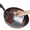 3PC Food Scraper Set, Nylon and Silicone for Cleaning of
