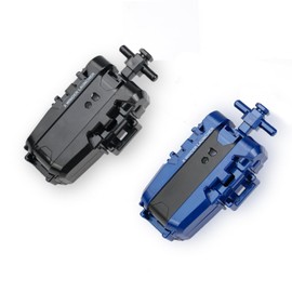 2 Pack Bey X String Launcher, Blade X Gyro Launcher Set for Players Battles, Only Work with X Right Spinning Tops (Blue + Black)