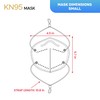 Well Before KN95 Disposable Face Mask | Individually Wrapped 5-layer
