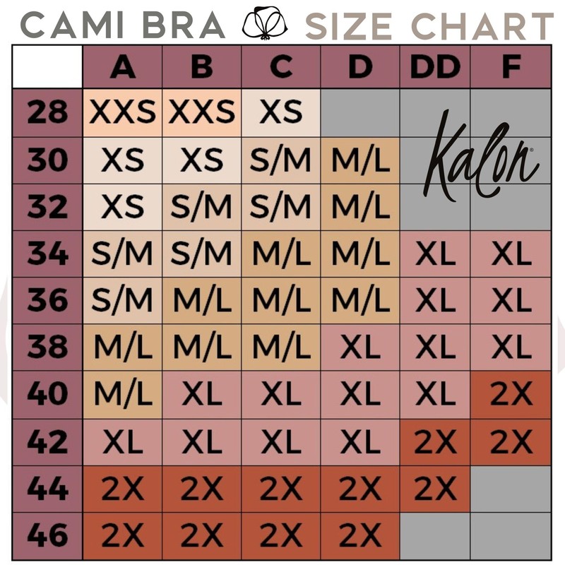 Kalon 4 Pack Nylon Spandex Removable Pads Comfort Bras Ext