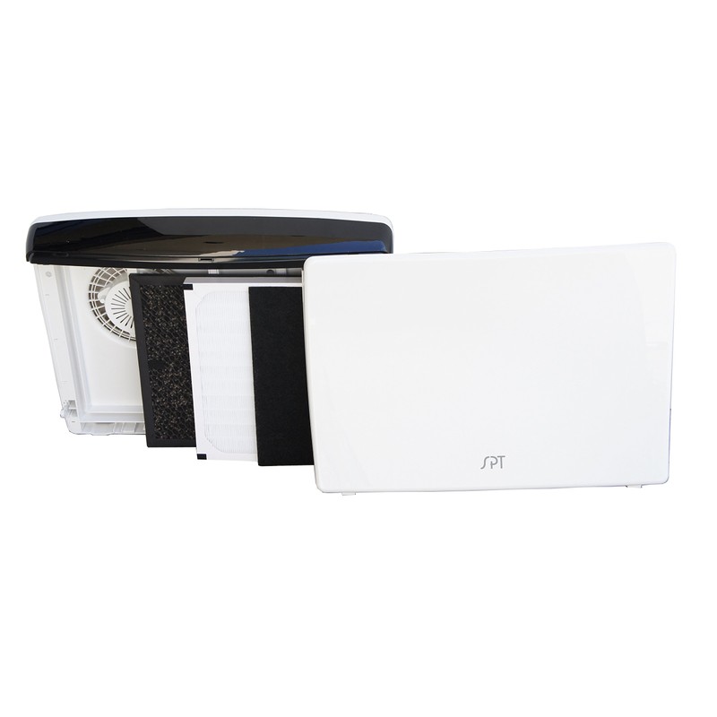 SPT AC-2221 Dual DC Motor AIR Cleaner with Hepa/Carbon and