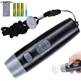 Molbory Electronic Whistle, Adjustable Whistle, Referee Whistle, 3 Tones and 3 Levels, Multi-Purpose Whistle Sports Lessons, Electronic Hand Whistle for Trainers, Police, Teachers