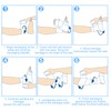 Geiserailie 10 Pcs Short Stretch Compression Bandage Stretched Wrap Bandage