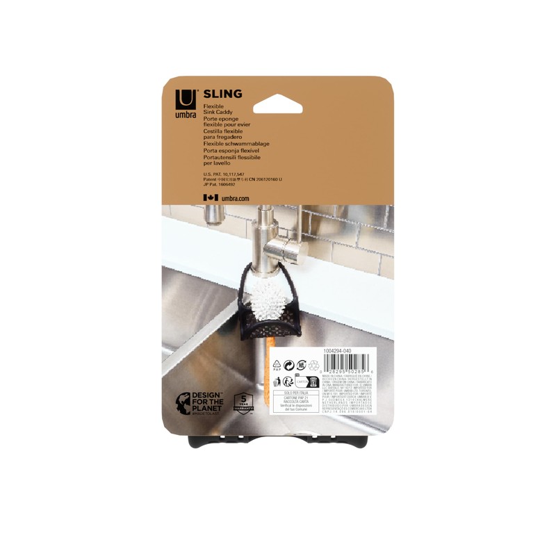 Umbra Sling 1004294-505, Soporte flexible para accesorios, para fregadero, color