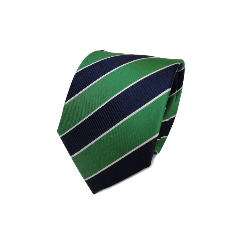 TigerTie Designer Silk Tie in Striped - Tie Width 8