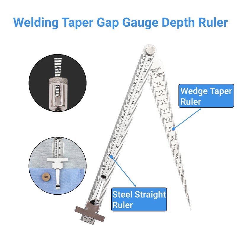 Feeler Gauge, Cone Gauge, Depth Ruler, Bore Test Tool, Welding