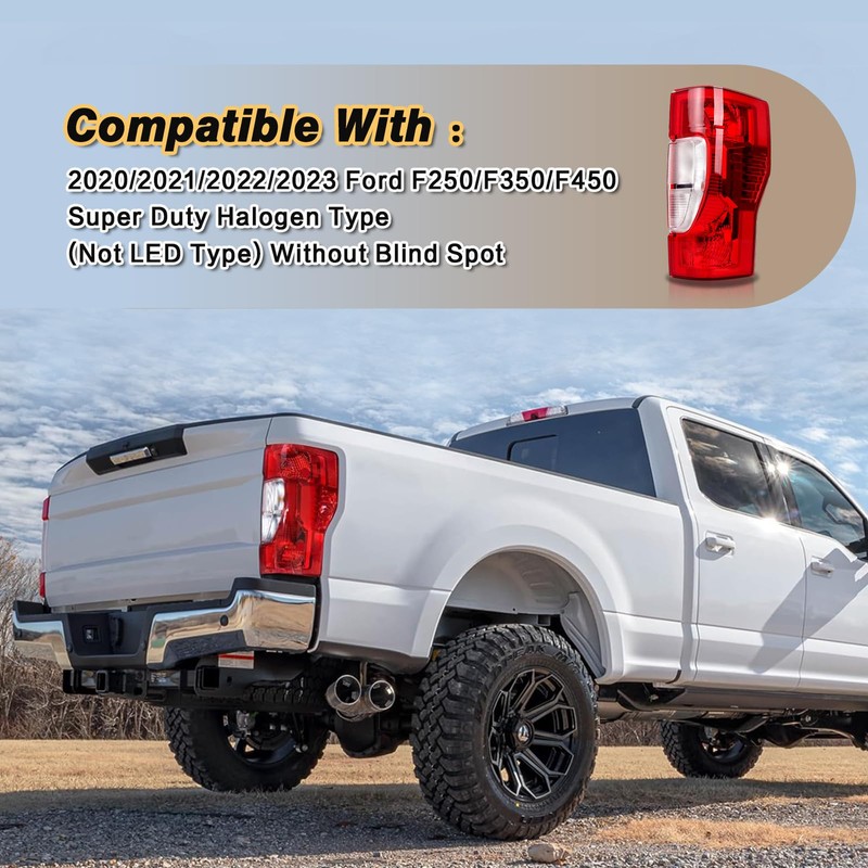 STRAUTOS Tail Lights Compatible with 2020 2021 2022 Ford F250