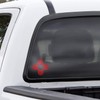 Red Zia Stickers: Two Sticker Set: 3 x 3 inch