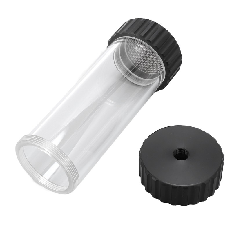 Cylindrical Water Cooling Tank PC Water Tank Built in Filtration