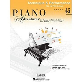 Faber Piano Adventures All In Two Level 4-5 Technique and Performance Book: Technique & Performance