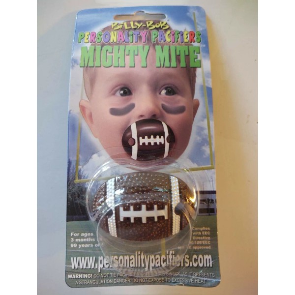 Billy-Bob Personality Pacifiers Mighty Mite Set of 2 Baby Pacifiers