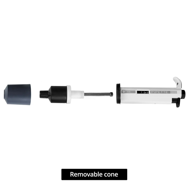 QWORK® 100ul-1000ul Adjustable Laboratory Micropipette Single Channel Highly Accurate Automatic