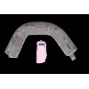 TedBoss Twist Travel Neck Support Pillow Flexible Memory Foam Pink