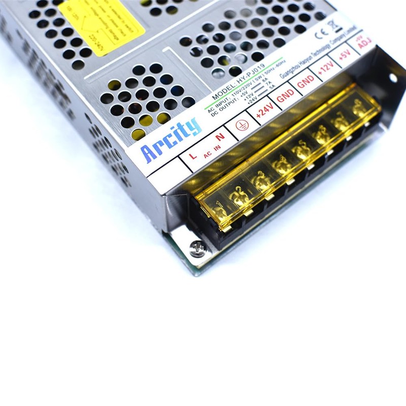 Arcity 5V 12V 24V Output Switching Power Supply Unit Adjustable