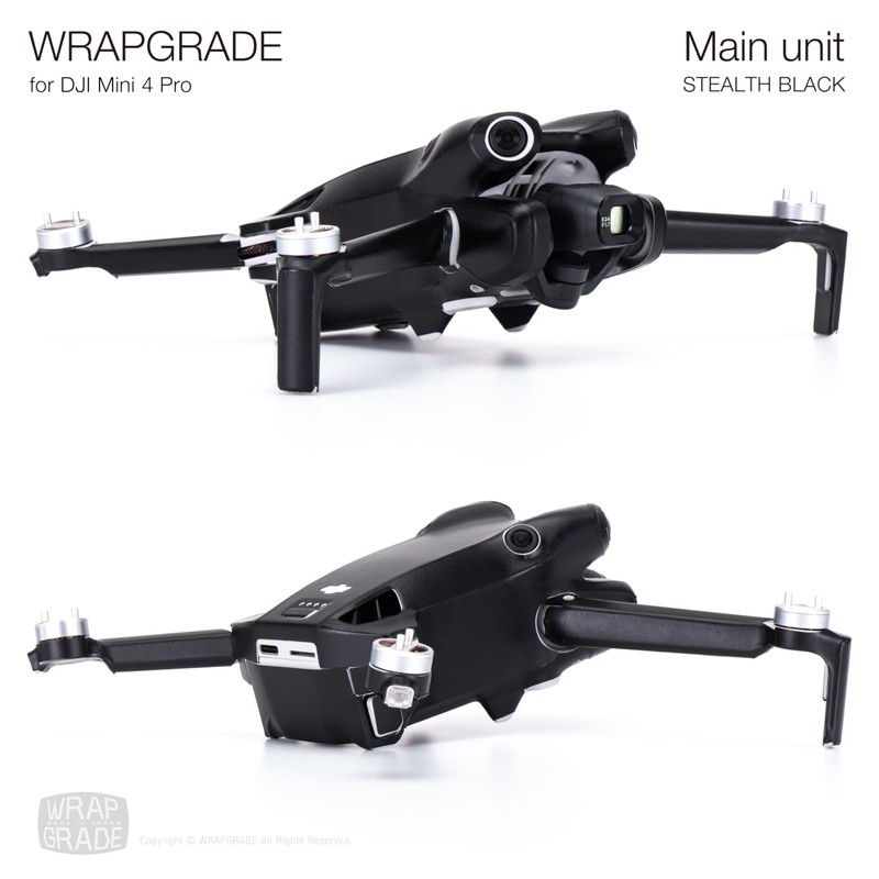 WRAPGRADE Skin Stickers Compatible with DJI Mini 4 Pro |