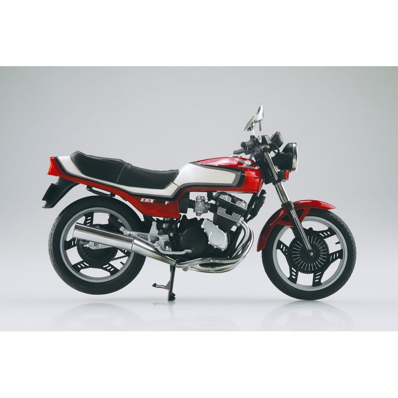 Aoshima 1/12 Honda CBX400F Candy Ala Moana Red/Pearl Shell White
