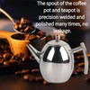 Tea Pot, 1L Stainless Steel Teapot with Infuser Good Pour