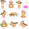 9pcs Sloth Honeycomb Centerpieces Decorations Sloth Birthday Party Decorations Sloth