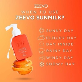 ZEEVO Sunmilk Lotion for Face & Body with SPF 50, 100ml