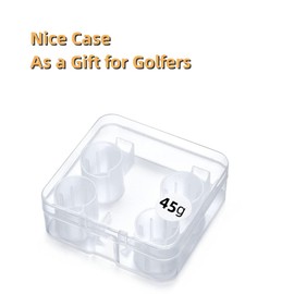 ROYMADE Pesos para putter de golf, 2 unidades, 5 g/10 g/15 g/20 g/25 g/30 g/35 g/40 g/45 g con kit de llave roja de repuesto para putters Titleist Scotty Cameron (rojo, 2 piezas de 45 g + llave)