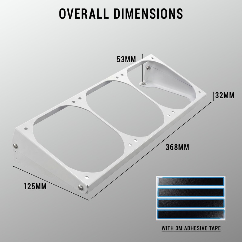 3 Angles Adjustment PC Fan Bracket Computer Case Chassis Cooling