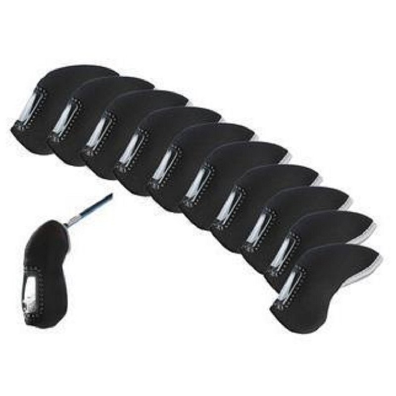 Golf Iron Head Cover, Count, Visible Window, Soft Material, Set
