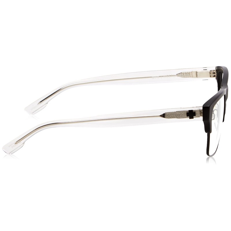 Spy Weston 5050 55 Glasses Matte Black Glossy Unisex Adult,