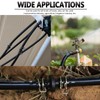 Klfte 1/4" Irrigation Hose Clamp, Leak-Proof, Easy to Install, Solution