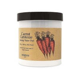 Skinfood Carrot Carotene Calming Water Pads 60 sheets Carrot Pads Vegan Cosmetics 1 Piece Ss / 스킨푸드 캐롯 카로틴 카밍 워터 패드 60매 당근패드 비건화장품 1개 Ss