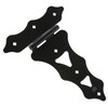 National Hardware N109-032 T-Hinge8"Blk2Pk