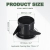PATIKIL 3 Inch Round Air Vent Cover, 4 Pack ABS