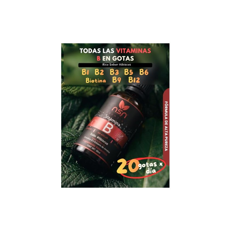 NSN | vitamina B en Gotas B12 B6 B2 |