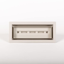 Aria Vents LITE4X10GRY Lite Vent Cover 4x10 Inches (Grey Finish)