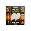 Panasonic 60 Shape Fluorescent Bulb, Set of 2, Pallook Ball, Premier E26, Bulb Color, EFA15EL/10H/2T